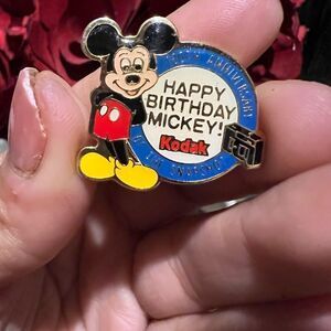 Vintage 100th Anniversary Kodak Happy Birthday Mickey Mouse and Disney Goofy